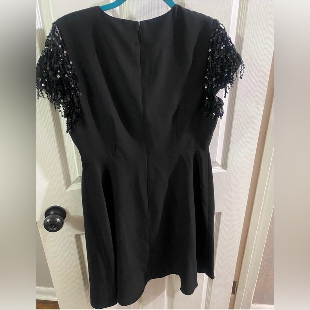 Kate Spade Women’s 10 Black Sequin Dress - Picture 8 of 11